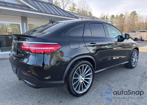 2019 Mercedes-Benz Amg Gle 43 Coupe 4Matic из США, поврежденный, VIN 4JGED6EB8KA151684